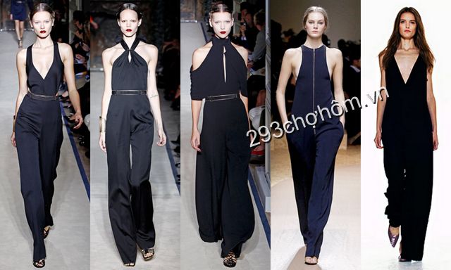 Jumpsuit thời trang xu hướng - Vải thời trang 293 Chợ Hôm
